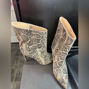 Express snake skin boots